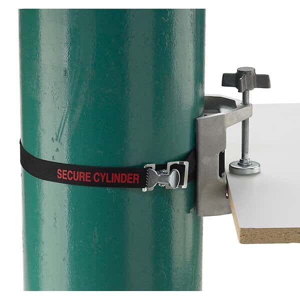 Troemner 973036 Bench Clamp with secure message, Gas Cylinder Clamp
