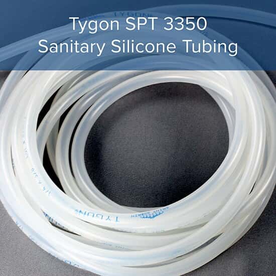 Tygon SPT-3350 Platinum-Cured Silicone Tubing, 1/4