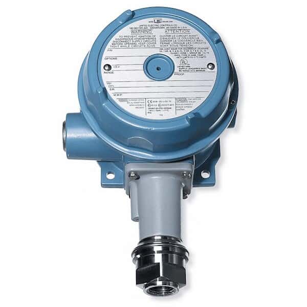 United Electric J120186 ExplosionProof Pressure Switch, 8 to 200 psi