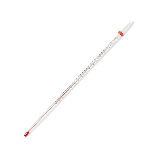 United Scientific Supplies Red Spirit-Filled Thermometer, 12