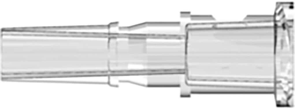 Female Luer Lock To 10-32 Thread Adapter - Clear, 5 Pieces By Minnebio (LCP0704)