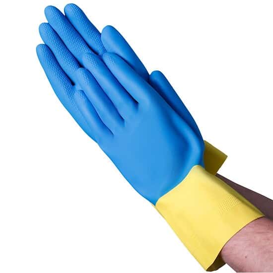 Vanguard Safety Neoprene Coated Latex Flock Lined Gloves, 28 mil, 12