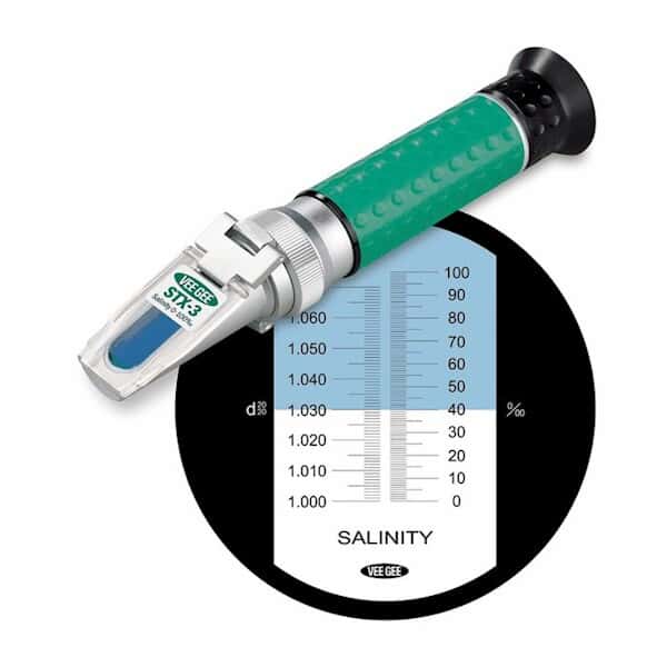 Vee Gee 43036 Handheld Salinity Refractometer; 0 to 100 from ColeParmer