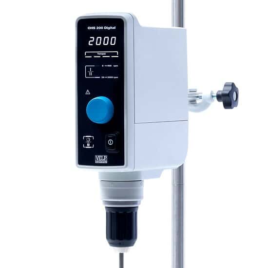 Velp F20100490 OHS 200 Digital Overhead Stirrer; 230 VAC, 50/60 Hz