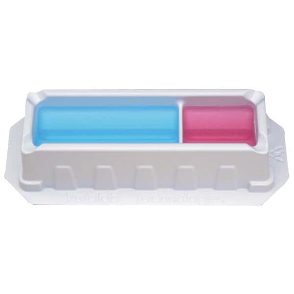 VistaLab Reagent Reservoir, Polystyrene, Non-Sterile, 25 mL, Divided; 100/Cs