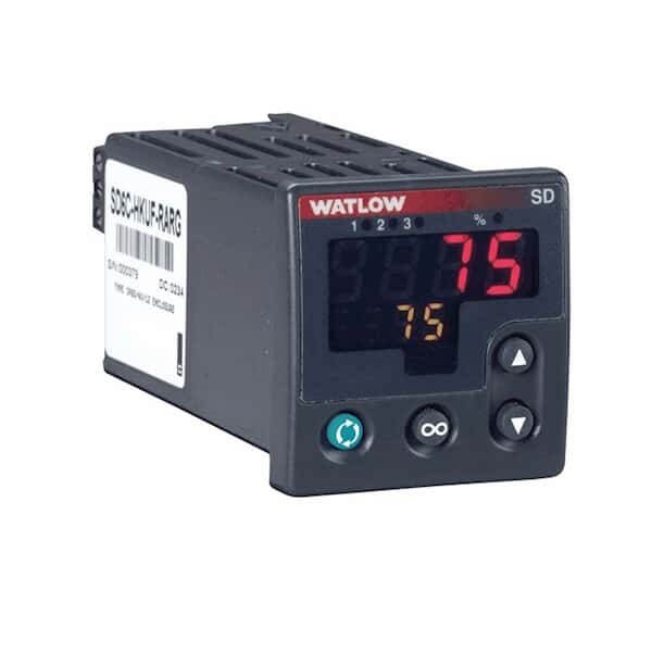 Watlow SD6CHCJAAARG SD Series Temperature Controller, 1/16Din, Universal Input, Switched Dc