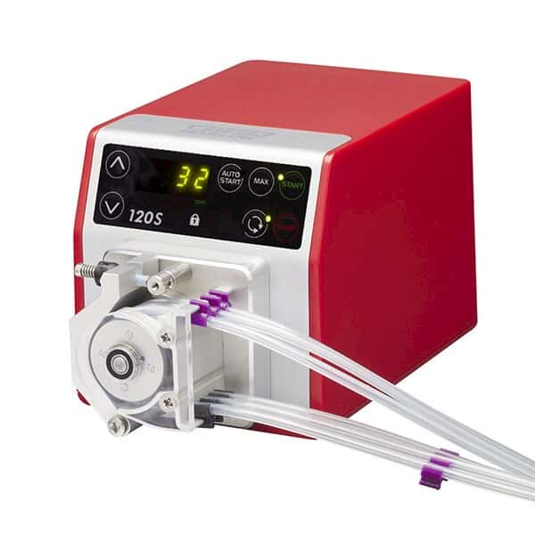 Watson-Marlow 120S/DM3 Variable-Speed Pump System, Manual Control, 1 to 200 rpm, Three-Channel, 4-Roller; 90 to 264 VAC