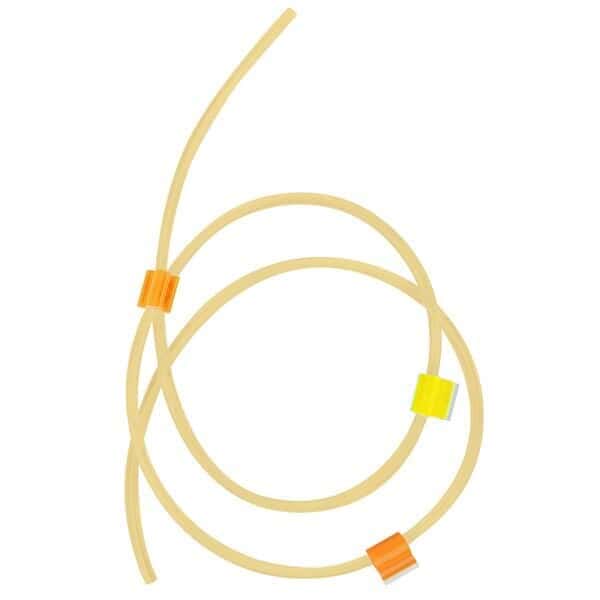 Watson-Marlow Marprene TPE 3-Stop Pump Tubing, 0.50 mm, Orange/Yellow; 6/Pk