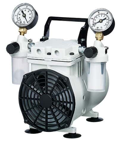 Welch 2522B-01 Standard Duty Dry Vacuum Piston Pumps, 22 L/min, 115 VAC