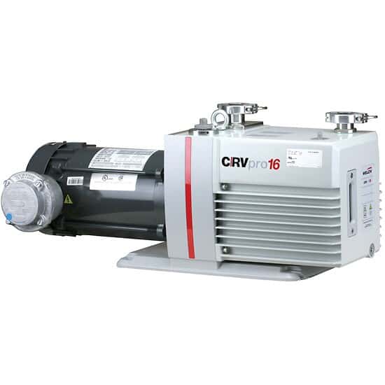 Welch CRVpro16 Rotary Vane Vacuum Pump, 12.8 CFM, XPRF 115V/208-230V 60 Hz