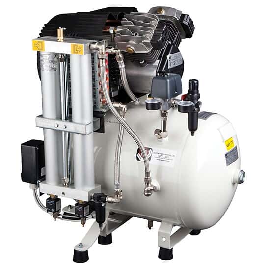 Werther PC350E Ultra-Quiet Oilless Air Compressor, 6.8 cfm, 220 VAC