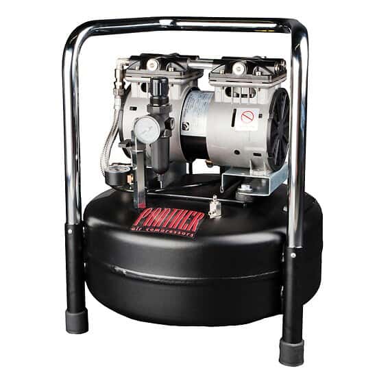 Werther PC90/24 220V UltraQuiet Oilless Air Compressor, 2.5 cfm/6 gal