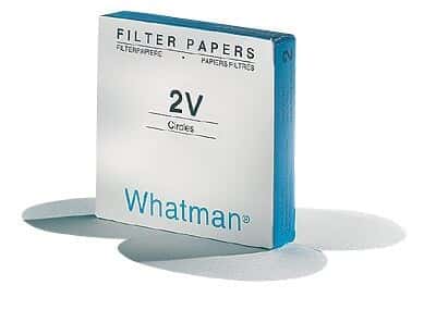 Whatman 1202-185 Prepleated Filter Papers; 18.5 cm dia; pore size, 8 µ; 100/box