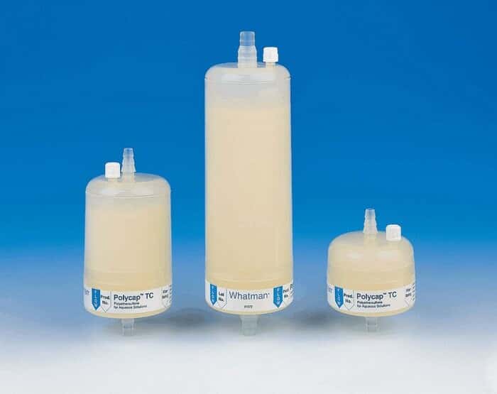 Whatman 6715-3682 Polycap TC Filter Capsule, PES, Sterile, 0.8/0.2um, 380 cm2, Filling Bell