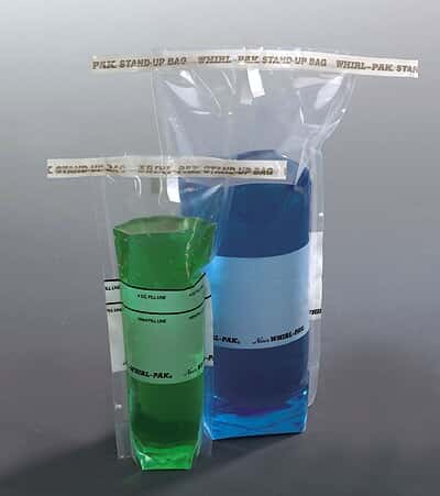 Whirl-Pak B01365WA Stand-Up Bags with Labeling Area, 18 oz; 500/Box