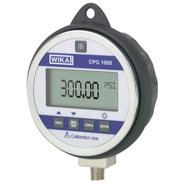 Wika 50578014 Digital Pressure Gauge 0 to 1000 psi, 4" dial and 1/4