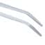 Stainless Steel Tweezers, Bent Tips, Serrated, 305mm
