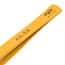 Aven Tools Color Coded Tweezer, Straight Fine Tips, AA, Yellow, 5.24" L