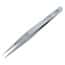 Aven Tools Precision Stainless Steel Tweezers, Serrated Grip, Straight Tip, AC-SA, 120mm