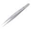 Aven Tools Tweezers, Stainless Steel, Straight, Ultra Fine Sharp Tips, 4-1/4"L