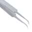 Aven Tools Tweezers, Stainless Steel, Angled, Ultra Fine Tips, 4-1/4"L