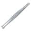 Aven Tools Precision Stainless Steel Tweezers, Wafer Handling, Serrated Grip, Straight Broad Tip, 35A-SA, 120mm