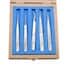Aven Tools Precision Stainless Steel Tweezers, Set of 5 w/Wood Case