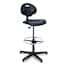 Bevco 7500-BLK Tall Height Polyurethane Chair, Black, Nylon Base, Non-Tilt