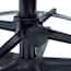 Bevco 7500-BLK Tall Height Polyurethane Chair, Black, Nylon Base, Non-Tilt