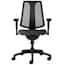 Bevco Modern Mesh Chair with Contoured Backrest and Lumbar Support 