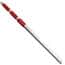 Burkle 5355-0280 Telescoping Rod, Aluminum, 95-280 cm; 4 Rods