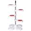 Burkle 9622-0400 Funnel stand for 4 funnels, with four funnel holders for 40-180 mm