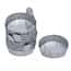 Cole-Parmer Aluminum Crimped-Walled Weighing Dish with Tab, 43 mm dia, 20 mL; 1000/Cs