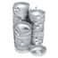 Cole-Parmer Aluminum Crimped-Walled Weighing Dish with Tab, 70 mm dia, 60 mL; 1000/Cs