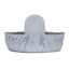Cole-Parmer Aluminum Crimped-Walled Weighing Dish with Tab, 28 mm dia, 8 mL; 500/Cs