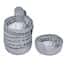 Cole-Parmer Aluminum Crimped-Walled Weighing Dish with Tab, 28 mm dia, 8 mL; 500/Cs