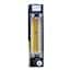 Cole-Parmer 65-mm Correlated Flowmeter, w/ valve, aluminum, 48.7 mL/min air