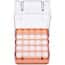 Cole-Parmer Magne-Box™ Magnetic Polycarbonate Cryo-Boxes, 25-Place, Orange, 3 x 3 x 2 1/16"; 8/PK