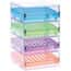 Cole-Parmer Magne-Box™ Magnetic Polycarbonate Cryo-Boxes, 81-Place, Assorted (Purple, Green, Blue, Orange), 5 1/4 x 5 1/4 x 2 1/16"; 4/PK