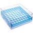 Cole-Parmer Magne-Box™ Magnetic Polycarbonate Cryo-Boxes, 81-Place, Assorted (Purple, Green, Blue, Orange), 5 1/4 x 5 1/4 x 2 1/16"; 4/PK