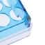 Cole-Parmer Magne-Box™ Magnetic Polycarbonate Cryo-Boxes, Tall 81-Place, Blue, 5 1/4 x 5 1/4 x 3 3/4"; 4/PK