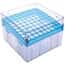 Cole-Parmer Magne-Box™ Magnetic Polycarbonate Cryo-Boxes, Tall 81-Place, Blue, 5 1/4 x 5 1/4 x 3 3/4"; 4/PK
