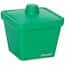 Cole-Parmer Foam Rectangular Ice Pan with Lid, 1 L, Green