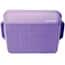 Cole-Parmer Foam Rectangular Ice Pan with Lid, 4 L, Purple