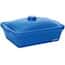 Cole-Parmer Foam Rectangular Ice Pan with Lid, 9 L, Blue