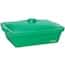 Cole-Parmer Foam Rectangular Ice Pan with Lid, 9 L, Green
