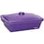 Cole-Parmer Foam Rectangular Ice Pan with Lid, 9 L, Purple