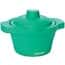 Cole-Parmer Foam Round Ice Bucket with Lid, 2.5 L, Green