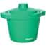 Cole-Parmer Foam Round Ice Bucket with Lid, 4 L, Green