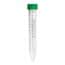 Cole-Parmer Centrifuge Tubes with Flip-Cap, Sterile, Polypropylene, Conical Bottom, 15 mL; 25/Bag, 20 Bags/CS